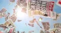 Newspapers fall news paper tabloid journalism headline story press paparazzi 4k 4k or 4k+ Resolution