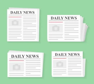 Newspapers Stock Illustration