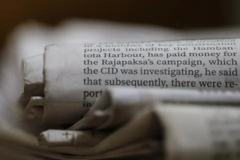 The Newspapers Stock Photos