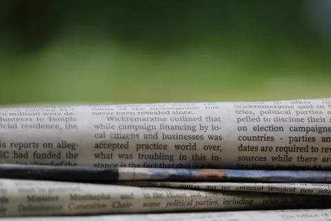 The Newspapers Stock Photos