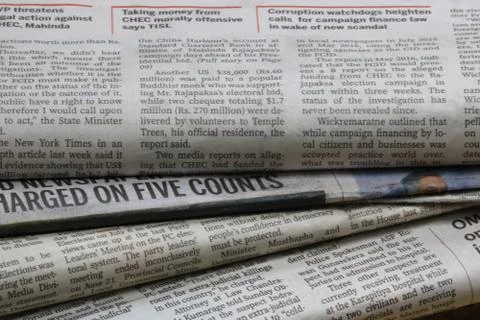 The Newspapers Stock Photos