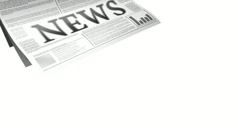 Newspapers Printing Video stock 22035116