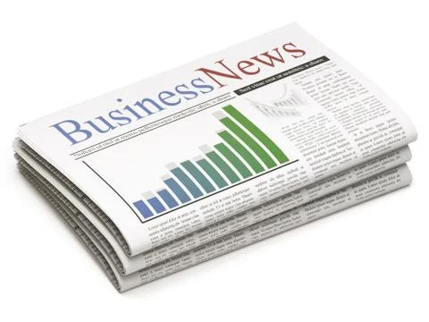 Newspapers stack Stock Illustration