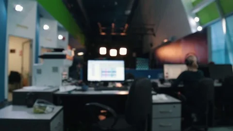 Newsroom background Stock Footage 75950370