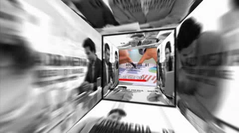 Newsy Panel Corridor - AE Version 5 Stock After Effects