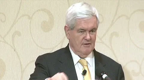 Newt Gingrich Video stock 10570134