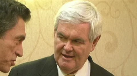 Newt Gingrich Video stock 10570427
