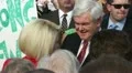 Newt Gingrich Greets Voters HD Footage