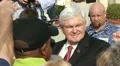 Newt Gingrich Greets Voters HD Footage