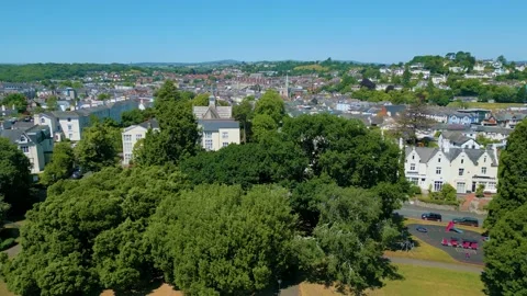 Newton Abbot Ascending Stock Footage 198192602