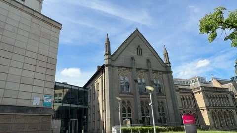 Newton and Arkwright Building Nottingham Trent University. Stock Footage 335629509