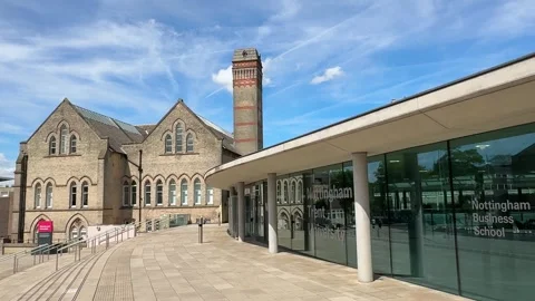 Newton and Arkwright Building Nottingham Trent University. Stock Footage 335630952