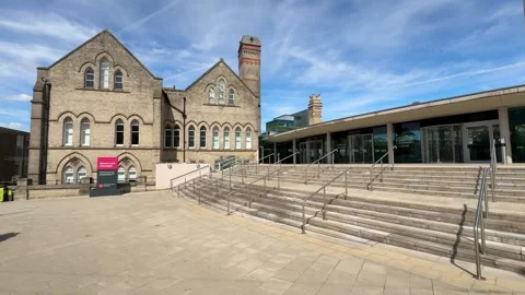 Newton and Arkwright Building Nottingham Trent University. 库存影片 335631020