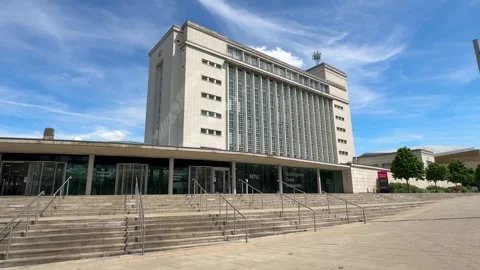 Newton and Arkwright Building Nottingham Trent University. Stock Footage 335631332