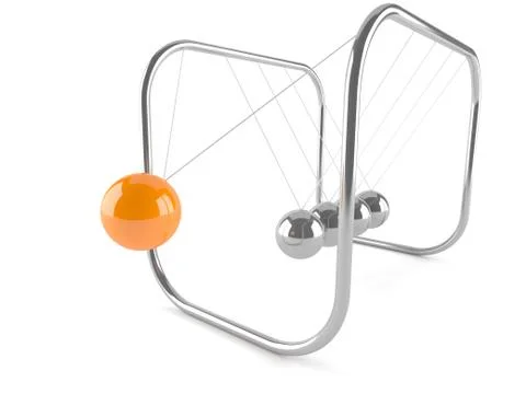Newton ball Stock Illustration