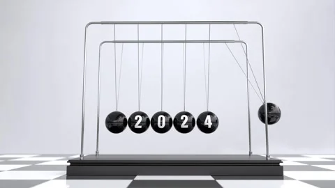 Newton cradle 5 Stock Footage 260383720