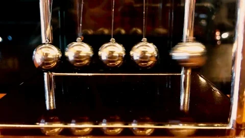 Newton pendulum Stock Footage 100959836