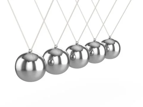 Newton pendulum Illustrazione stock