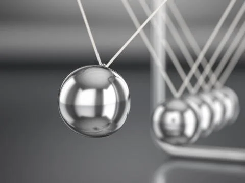 Newton pendulum Illustrazione stock