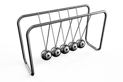 Newton's balls Stock Illustration