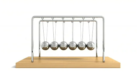 Newtons cradle Video stock 444445