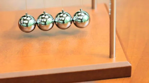 Newton's Cradle Stock Footage 459577