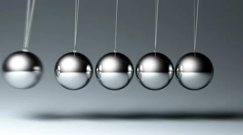 Newton's cradle Stock Footage 38490097