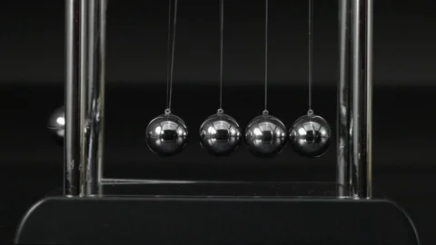 Newton's cradle Stock Footage 93848433
