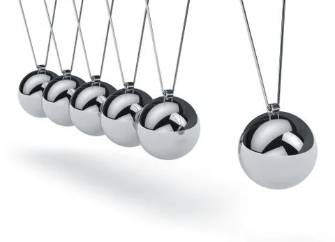 Newton's Cradle Stock Illustration