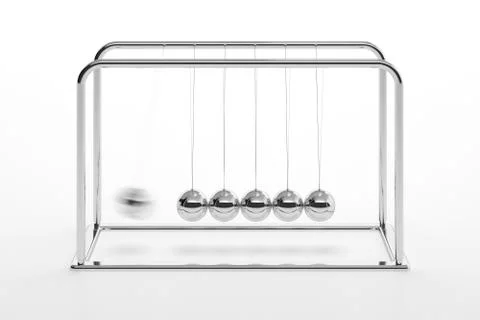 Newton's cradle Stock Illustration