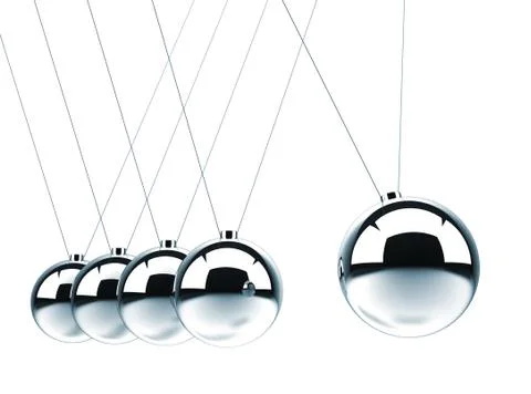 Newton's cradle Stock Illustration