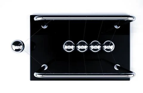 Newton's cradle Stock Illustration