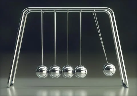 Newton's Cradle Stock Illustration