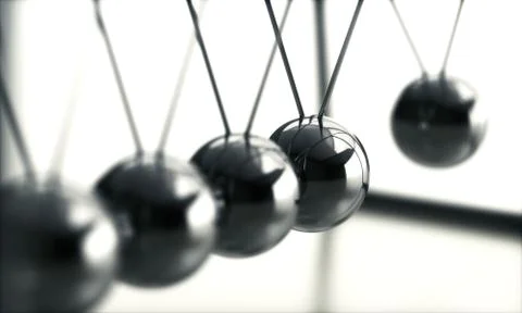 Newton's Cradle Stock Illustration