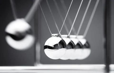 Newton's cradle Stock Photos