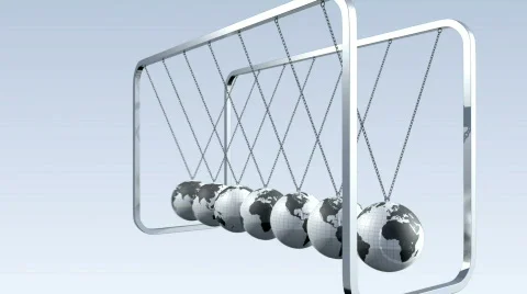 Newtons Cradle Tracking 库存影片 722390
