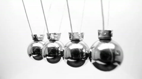 Newtons pendulum - HD loop Stock Footage