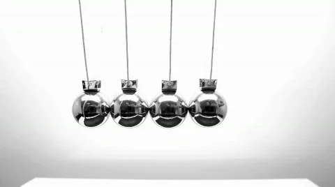 Newton's pendulum Loop Video stock 306199