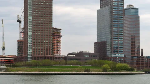 Newtown Creek New Development Hyperlapse Stock Footage 239215620