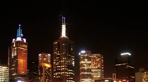 Newyear  2013 Melbourne Stock Footage 18011647