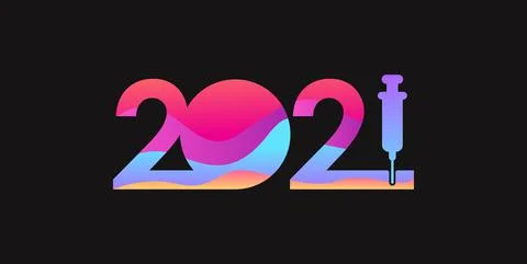 NEWYEAR 2021 BACKGROUND Stock Illustration