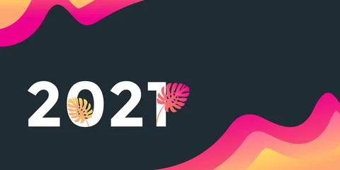 NEWYEAR 2021 BACKGROUND Stock Illustration
