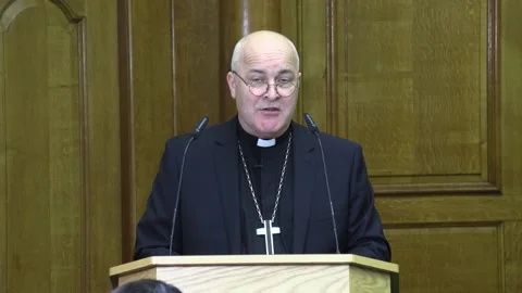 Next Archbishop of York vows to work to bring unity to our nation Stock Footage 148592506