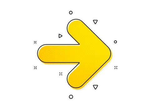 Next arrow icon. Forward Arrowhead. Vector Stock Illustration