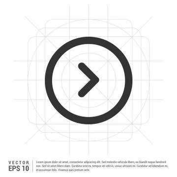 Next arrow icon 스톡 일러스트