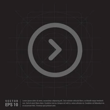 Next arrow icon Illustrazione stock