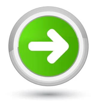Next arrow icon prime soft green round button Stock Illustration