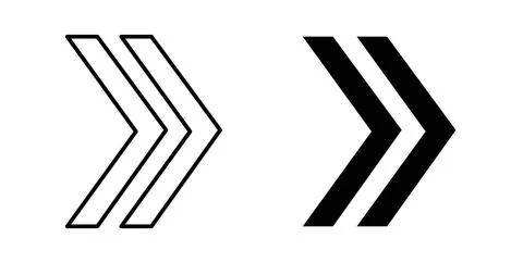 Next arrow icon symbol. Flat Vector illustration Illustrazione stock