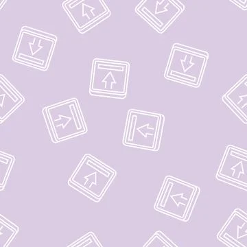 Next arrow line seamless pattern Stock Illustration