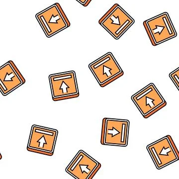 Next arrow vector seamless pattern Stock Illustration